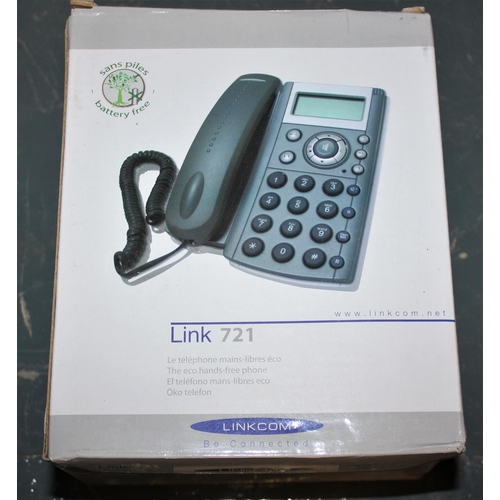 236 - ORCHID TELECOM PBX308+ TELEPHONE SYSTEM WITH 6 LINK 721 TELEPHONES