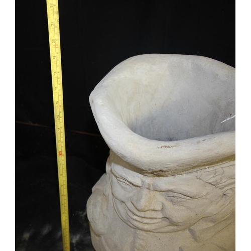 270 - STONEWORK 'TOBY JUG' DEEP PLANTER/UMBRELLA STAND (17