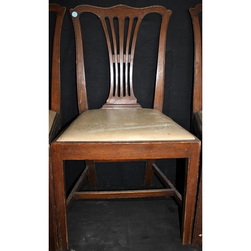 40 - SET 6 FAN BACK DINING CHAIRS