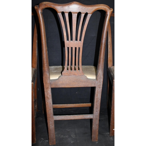 40 - SET 6 FAN BACK DINING CHAIRS