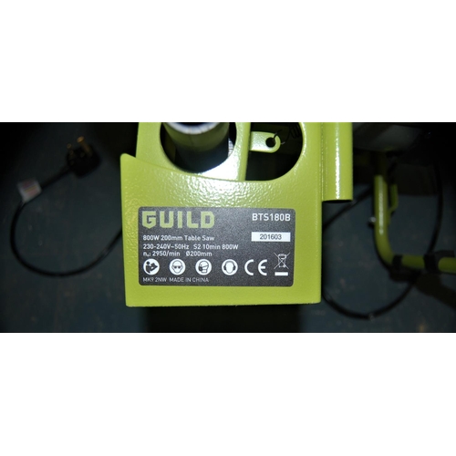 48 - GUILD 800w 200mm TABLE SAW