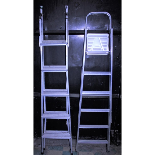 92 - BLACK & DECKER 3-WAY LADDER & ALUMINIUM STEP LADDER