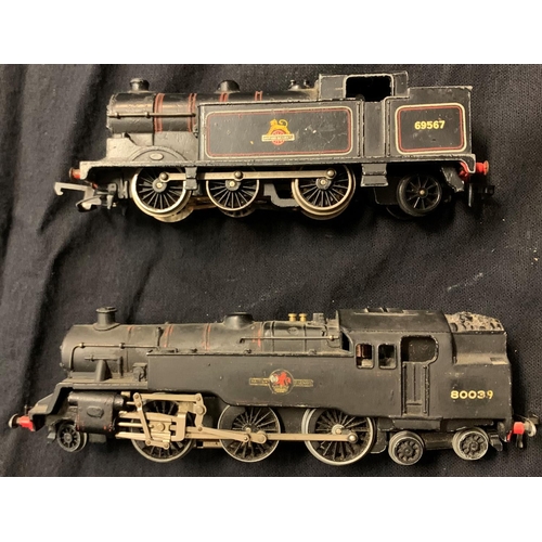 1 - 2 RAIL HORNBY DUBLO TANK ENGINES  - UNBOXED (TESTED OK)