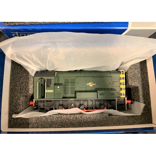 57 - 0 GAUGE DAPOL 7D-008-009 CLASS 08 R/ND 3002 GREEN SHUNTER - BOXED (TESTED)