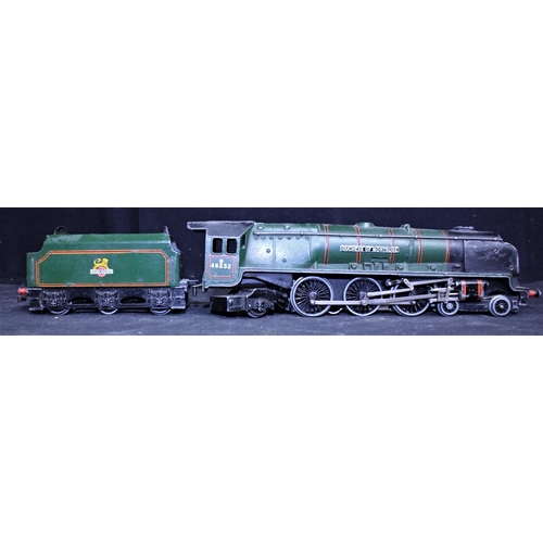 180 - 3 HORNBY DUBLO 3 RAILS TEAM LOCOS: B46232, 80054, 60567 & 1 WAGON - UNBOXED (UNTESTED)