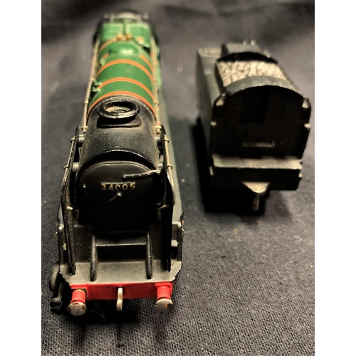 204 - HORNBY DUBLO 4-6-2 SR 'BARNSTAPLE' R/N 34005 - PLAIN BOX (TESTED)