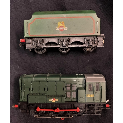 210 - 3 KIT BUILT 00 GAUGE GWR PANNIERS - ALL UNBOXED (ALL TESTED OK), 4 x 3 RAIL HORNBY DUBLO LOCOS: 2 DU... 