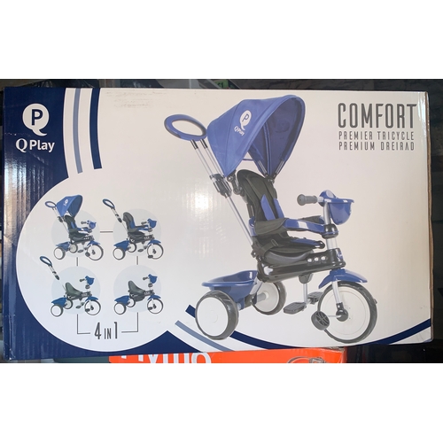 286 - Q-PLAY 4 IN 1 TRICYCLE- NEW AND BOXED