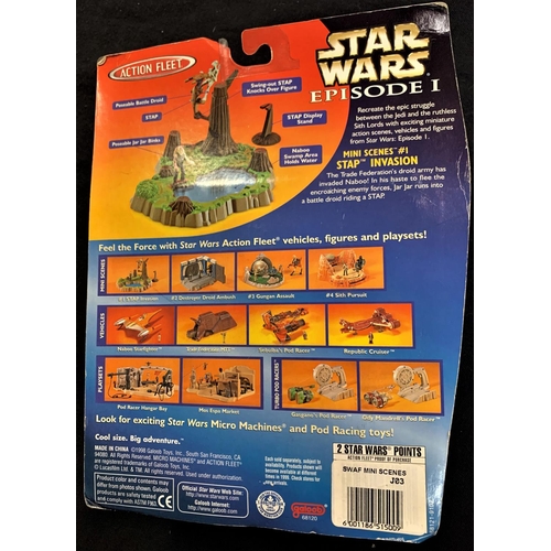 298 - STAR WARS CARDS INC CHARACTERS 'CLONE TROOPER' & STAR WARS EPISODE 1, ACTION FLEET, MINI SCENES #1 S... 