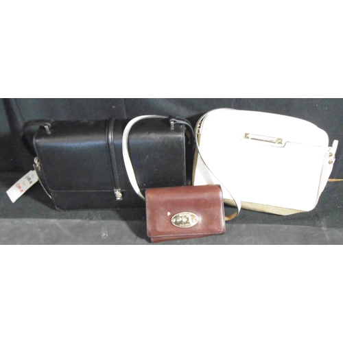 105 - @VIVIENNE WESTWOOD HANDBAG, MULBERRY PURSE (PURSE WITHDRAWN AS IT IS A COPY) & RIVER ISLAND HANDBAG