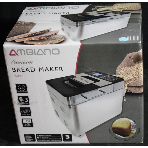 120 - @AMBIANO 750w PREMIUM BREAD MAKER