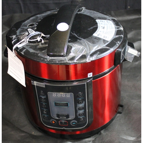 123 - @PRESSURE KING PRO PRESSURE COOKER - RED