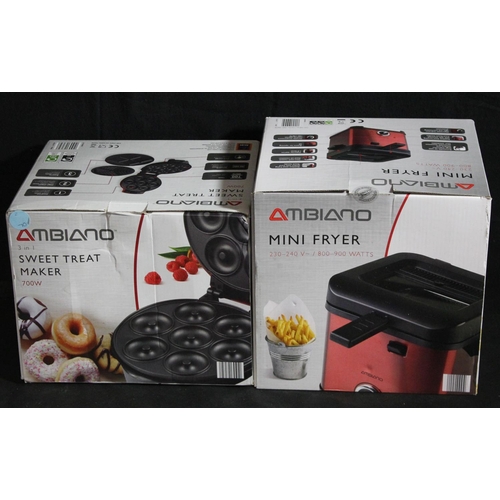 142 - @AMBIANO MINI FRYER & AMBIANO SWEET TREAT MAKER