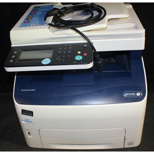 166 - @XEROX WORKCENTRE 6027 COLOUR PRINTER/COPIER/SCANNER AND FAX (A40)