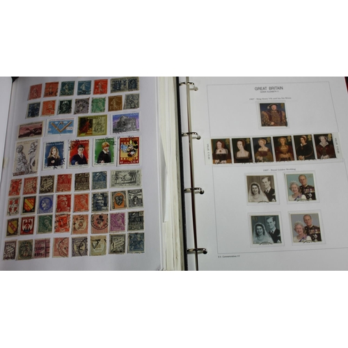 88 - 2 ALBUMS OF POSTAGE STAMPS