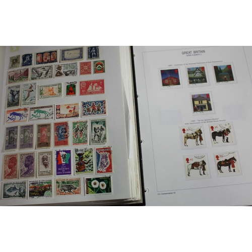 88 - 2 ALBUMS OF POSTAGE STAMPS