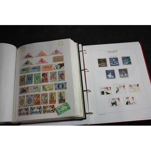 88 - 2 ALBUMS OF POSTAGE STAMPS