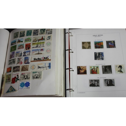 88 - 2 ALBUMS OF POSTAGE STAMPS