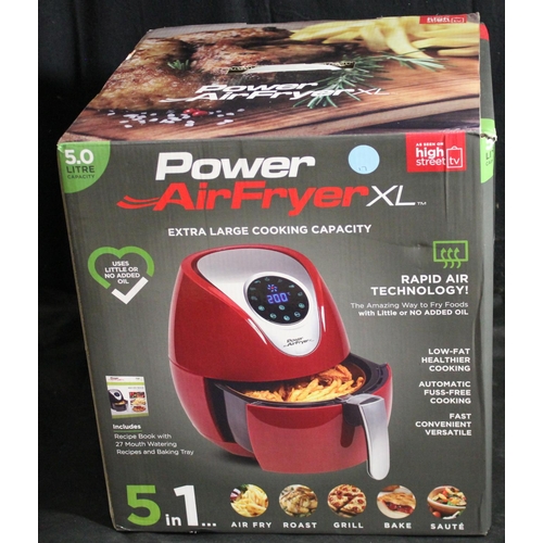 93 - @POWER AIRFRYER XL (5L CAPACITY) - RED