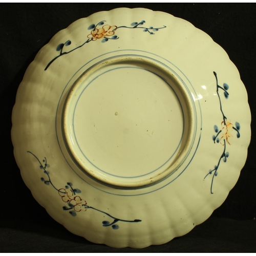 17 - LATE 19tH CENTURY JAPANESE IMARI PLATE (13.5