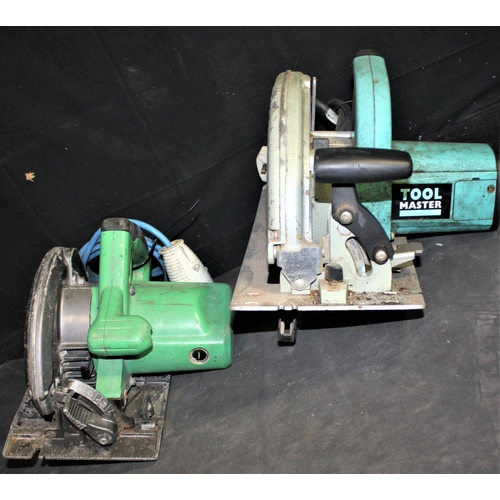 43 - HITACHI 110v CIRCULAR SAW & TOOLMASTER 240v CIRCULAR SAW