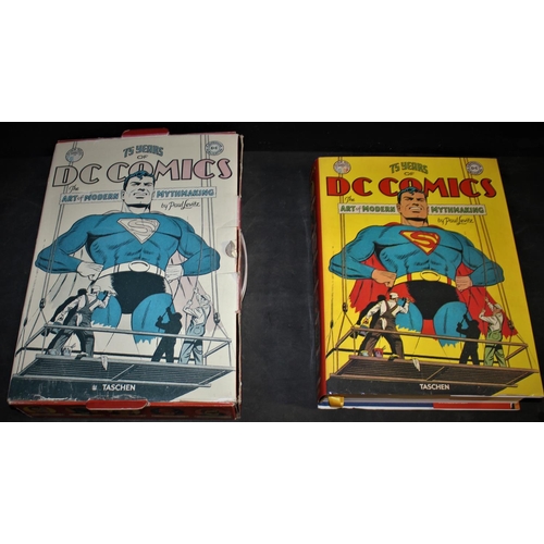 63 - HARDBACK BOOK IN ORIGINAL BOX - 75 YEARS OF DC COMICS