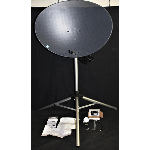 81 - SATELLITE DISH WITH TRIPOD STAND FOR CARAVAN