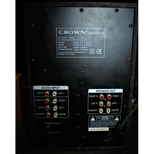 103 - CROWN SURROUND SOUND SYSTEM