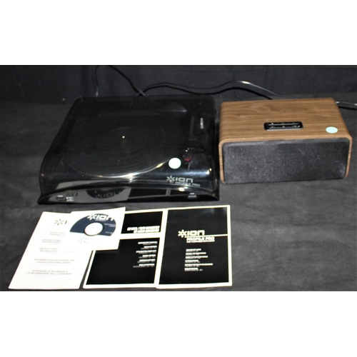 108 - BUSH BLUETOOTH SPEAKER (INTERMITTENT SOUND PROBLEM) & ION PROFILE PRO USB TURNTABLE (TESTED AND ... 