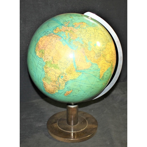 138 - GLOBE ON WOODEN STAND