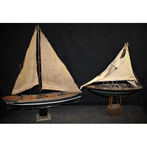 187 - 2 MODEL SAILING BOATS