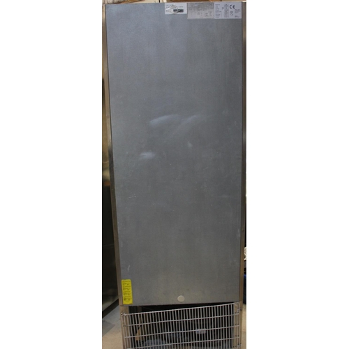 194 - POLAR G591 STAINLESS STEEL SINGLE DOOR UPRIGHT COMMERCIAL FRIDGE