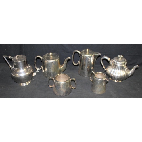 207 - VARIOUS ITEMS SILVER PLATED TEA WARE