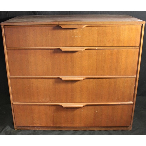 237 - AUSTIN SUITE TEAK 4 DRAWER CHEST