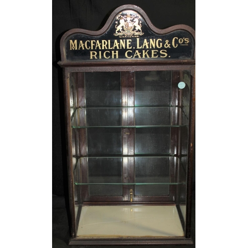 276 - MACFARLANE LANG & CO RICH CAKES COUNTER TOP DISPLAY UNIT - BASE CRACKED