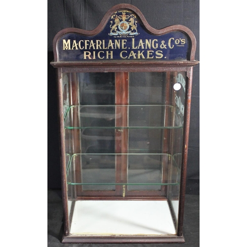 276 - MACFARLANE LANG & CO RICH CAKES COUNTER TOP DISPLAY UNIT - BASE CRACKED