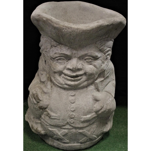 288 - STONEWORK 'TOBY JUG' DEEP PLANTER/UMBRELLA STAND (17