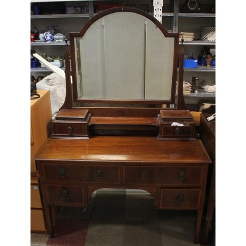 299 - MAHOGANY INLAID DRESSING TABLE