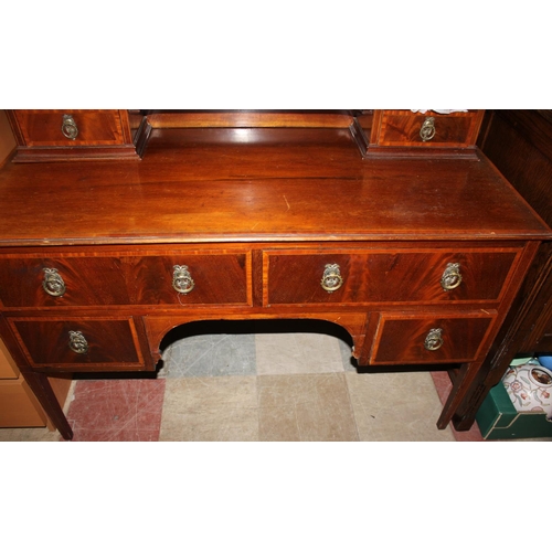 299 - MAHOGANY INLAID DRESSING TABLE