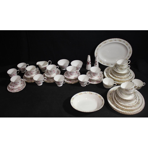 309 - GAINSBOROUGH TEA SET & ROYAL KENT PART DINNER SET