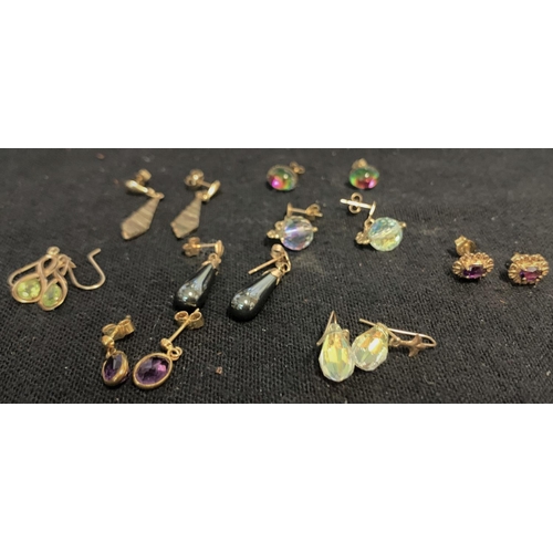 344 - 8 PAIR EARRINGS