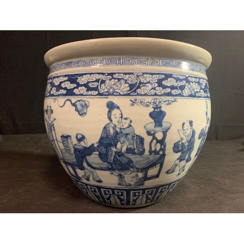 226 - LARGE CHINESE JARDINIERE c1900 (15