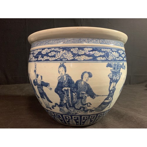 226 - LARGE CHINESE JARDINIERE c1900 (15