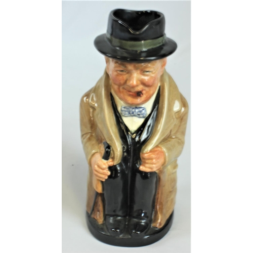 8 - ROYAL DOULTON CHARACTER JUG - WINSTON CHURCHILL