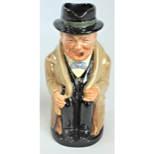 8 - ROYAL DOULTON CHARACTER JUG - WINSTON CHURCHILL