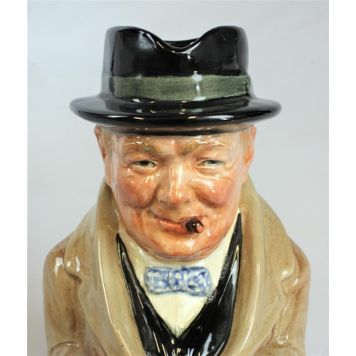 8 - ROYAL DOULTON CHARACTER JUG - WINSTON CHURCHILL