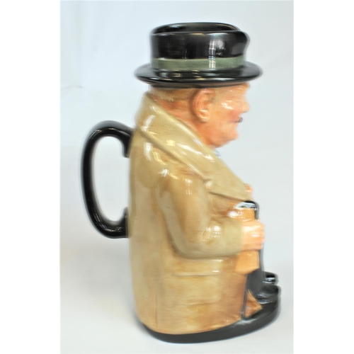 8 - ROYAL DOULTON CHARACTER JUG - WINSTON CHURCHILL