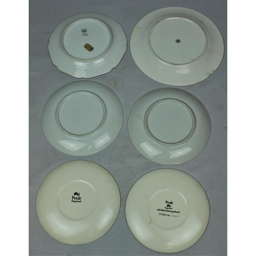 13 - 6 DECORATIVE PLATES