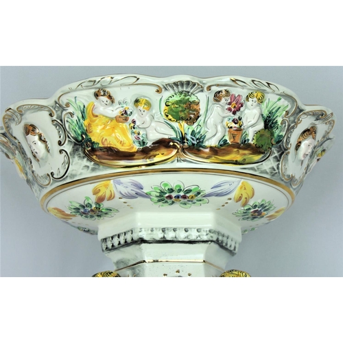 33 - DECORATIVE CHERUB BOWL - EREIRAS VALADO PORTUGAL