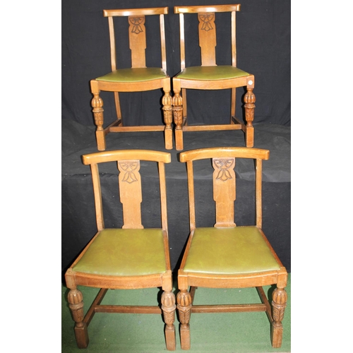 42 - SET 4 DINING CHAIRS